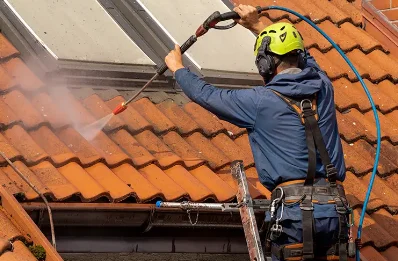 Démoussage et hydrofuge de toiture à Chambost-Longessaigne